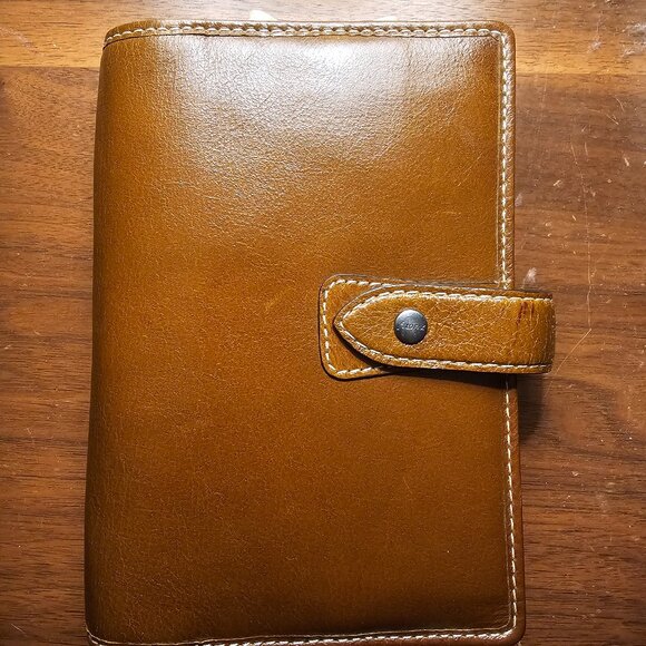 Filofax Personal Malden in Ochre - Picture 1 of 3
